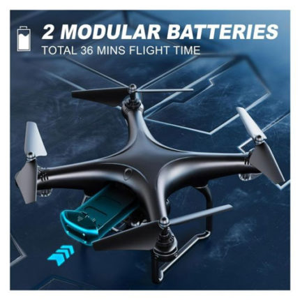 Drone - Caméra 4K - Pour adultes, débutants et enfants - Sac de transport inclus