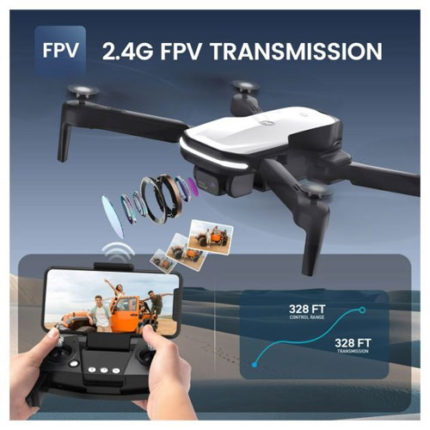 Drone 1080P - Commande vocale - GPS intégré